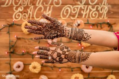 Closeup capture of Indian bridal henna art. Closeup capture of Indian bridal henna art.