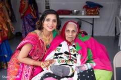 Maharani posing with relative. Maharani posing with relative.