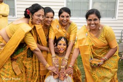 Marvelous capture of maharani at her haldi rituals. Marvelous capture of maharani at her haldi rituals.