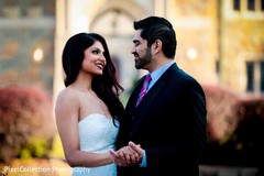 Adorable indian bride and groom smiling capture Adorable indian bride and groom smiling capture