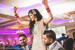 Indian bride being lifted by groomsmen. Indian bride being lifted by groomsmen.