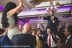 Indian couple having fun at the reception party. Indian couple having fun at the reception party.