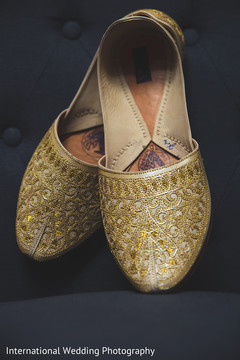 Elegant Indian groom's shoes. Elegant Indian groom's shoes.
