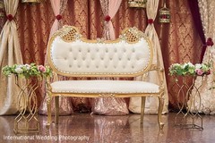 Regal seat and drapes. Regal seat and drapes.