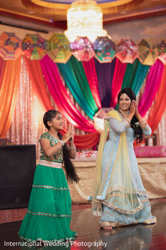 Cute child performing in Sangeet. Cute child performing in Sangeet.
