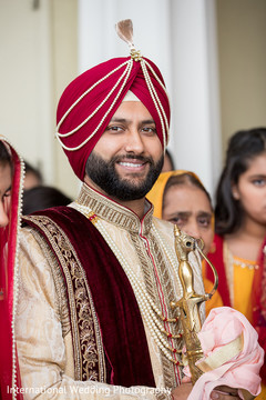 Elegant Indian groom. Elegant Indian groom.
