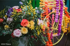 Amazing India Sangeet flowers decoration. Amazing India Sangeet flowers decoration.