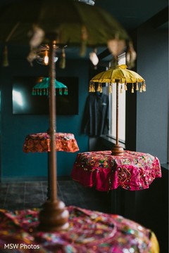 Wonderful Indian sangeet table decorations. Wonderful Indian sangeet table decorations.