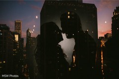 Incredible Indian bride and groom silhouette photo. Incredible Indian bride and groom silhouette photo.