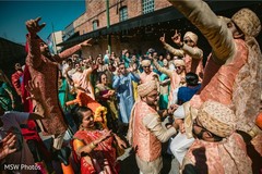 Amazing Indian grooms baraat procession. Amazing Indian grooms baraat procession.