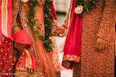 Closeup capture of Indian couple holding hands at ceremony. Closeup capture of Indian couple holding hands at ceremony.