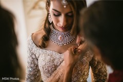 Adorable indian bride getting ready. Adorable indian bride getting ready.