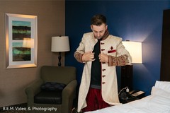 Indian groom getting ready for wedding ceremony. Indian groom getting ready for wedding ceremony.