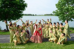Sensational outdoors indian couples with bridesmaids and groomsmen. Sensational outdoors indian couples with bridesmaids and groomsmen.