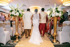 Lovely Indian bridal walking down the aisle. Lovely Indian bridal walking down the aisle.