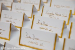Indian wedding seating cards close up capture. Indian wedding seating cards close up capture.