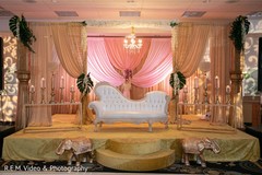 Fabulous indian wedding reception stage decor. Fabulous indian wedding reception stage decor.