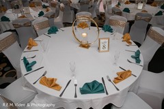 Fabulous Indian wedding reception table candle decor. Fabulous Indian wedding reception table candle decor.