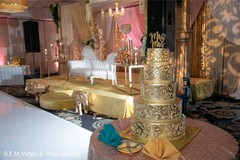 Incredible Indian wedding cake design. Incredible Indian wedding cake design.