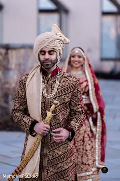 Lovely Indian groom about to meet his bride Lovely Indian groom about to meet his bride