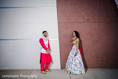 Indian bride and groom posing for pictures. Indian bride and groom posing for pictures.