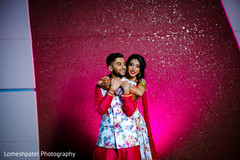 Indian bride and groom holding each other. Indian bride and groom holding each other.