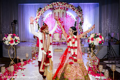 Indian bride and groom looking magical. Indian bride and groom looking magical.