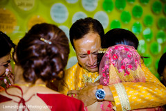 Indian bride with her family. Indian bride with her family.