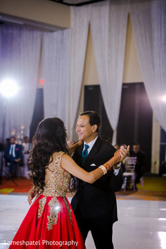 Indian bride dancing with family, Indian bride dancing with family,