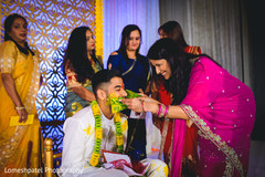 Indian groom getting ready. Indian groom getting ready.