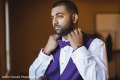Enhancing groom getting ready for wedding ceremony Enhancing groom getting ready for wedding ceremony