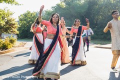 Indian groom's baraat procession Indian groom's baraat procession