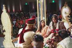 Lovely lovebirds at their wedding ceremony Lovely lovebirds at their wedding ceremony