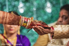 Impressive bridal bangles and henna art Impressive bridal bangles and henna art