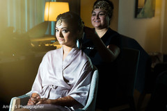 Maharani getting her hair done. Maharani getting her hair done.