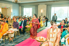 Everyone is taking seat for the ceremony. Everyone is taking seat for the ceremony.