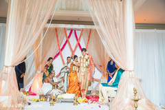 Lovely couple during Indian wedding. Lovely couple during Indian wedding.