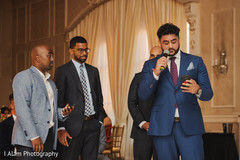 Special guests giving a message to the newlyweds. Special guests giving a message to the newlyweds.
