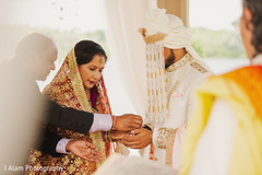Indian groom with special guests. Indian groom with special guests.