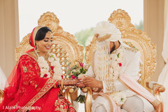 Indian bride and groom getting married. Indian bride and groom getting married.
