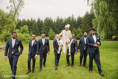 Indian groom being lifted by the groomsmen. Indian groom being lifted by the groomsmen.