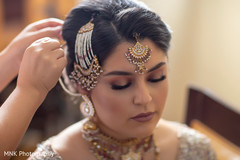Beautiful indian bride getting ready Beautiful indian bride getting ready