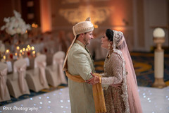 Heartwarming Indian bride and groom's first look Heartwarming Indian bride and groom's first look
