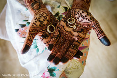 Stunning Indian engagement and wedding rings photo. Stunning Indian engagement and wedding rings photo.