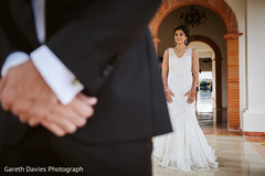 Sweet Indian bride about to meet the groom. Sweet Indian bride about to meet the groom.