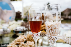 Indian couples personalized Champagne flutes. Indian couples personalized Champagne flutes.