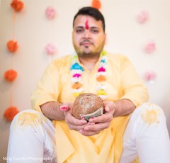Indian wedding ceremonial coconut. Indian wedding ceremonial coconut.
