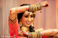 Maharani showing her sangeet bangles. Maharani showing her sangeet bangles.