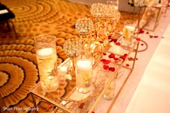 Dreamy Indian wedding aisle candle decoration. Dreamy Indian wedding aisle candle decoration.