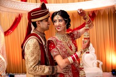 Tender Indian bride and groom shot. Tender Indian bride and groom shot.